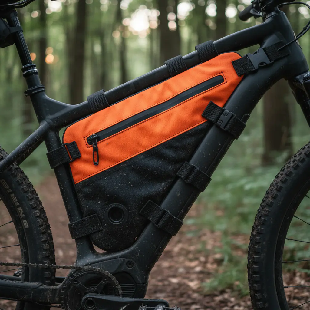 E-bike frame bag close up